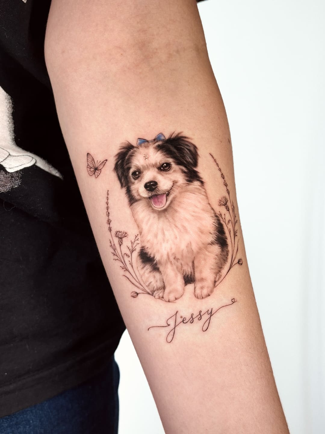 Jessy, tatuagem de Júlia Freire